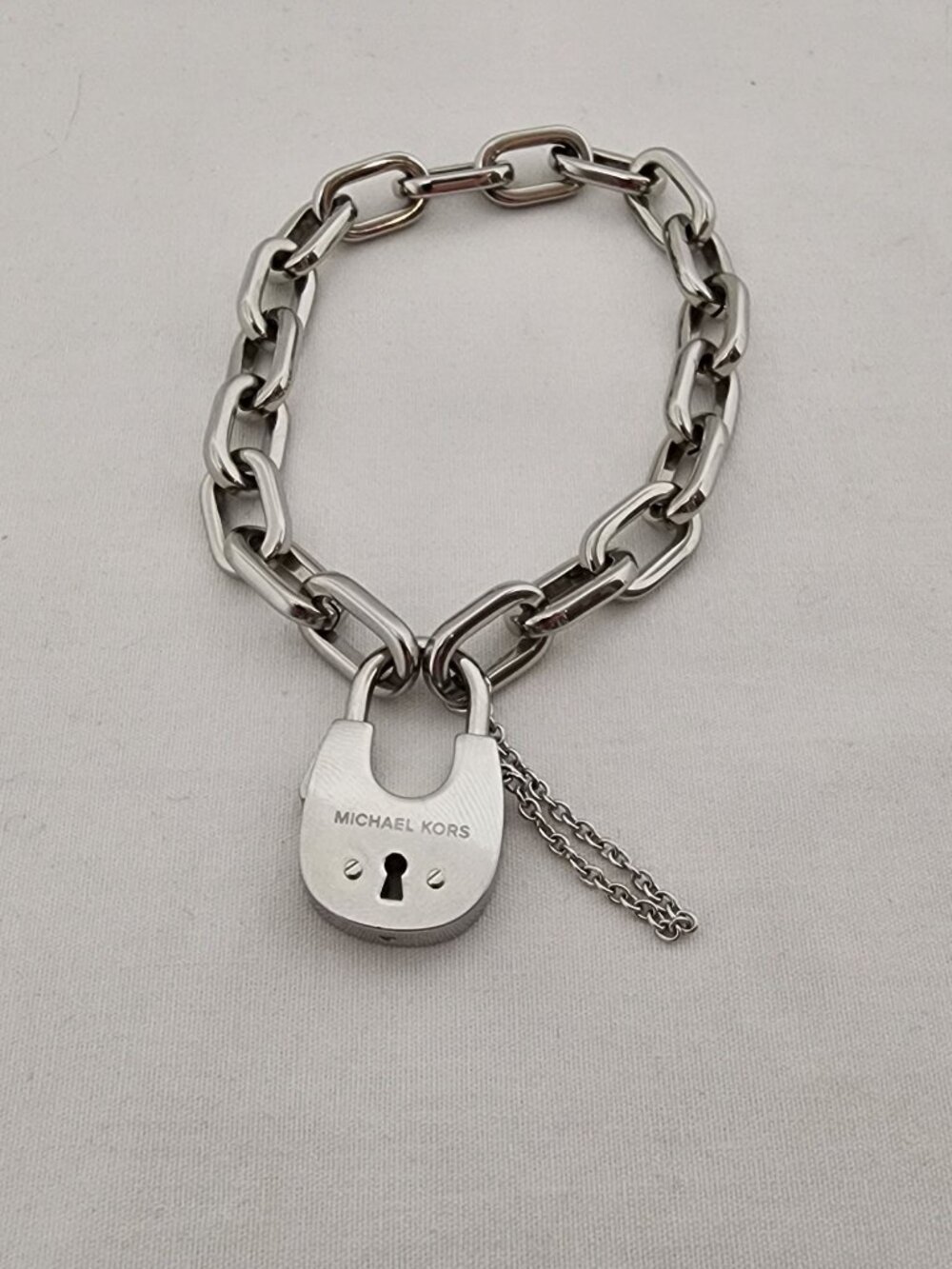 Michael Kors Chains and Elements Ladies` Bracelet Padlock Charm